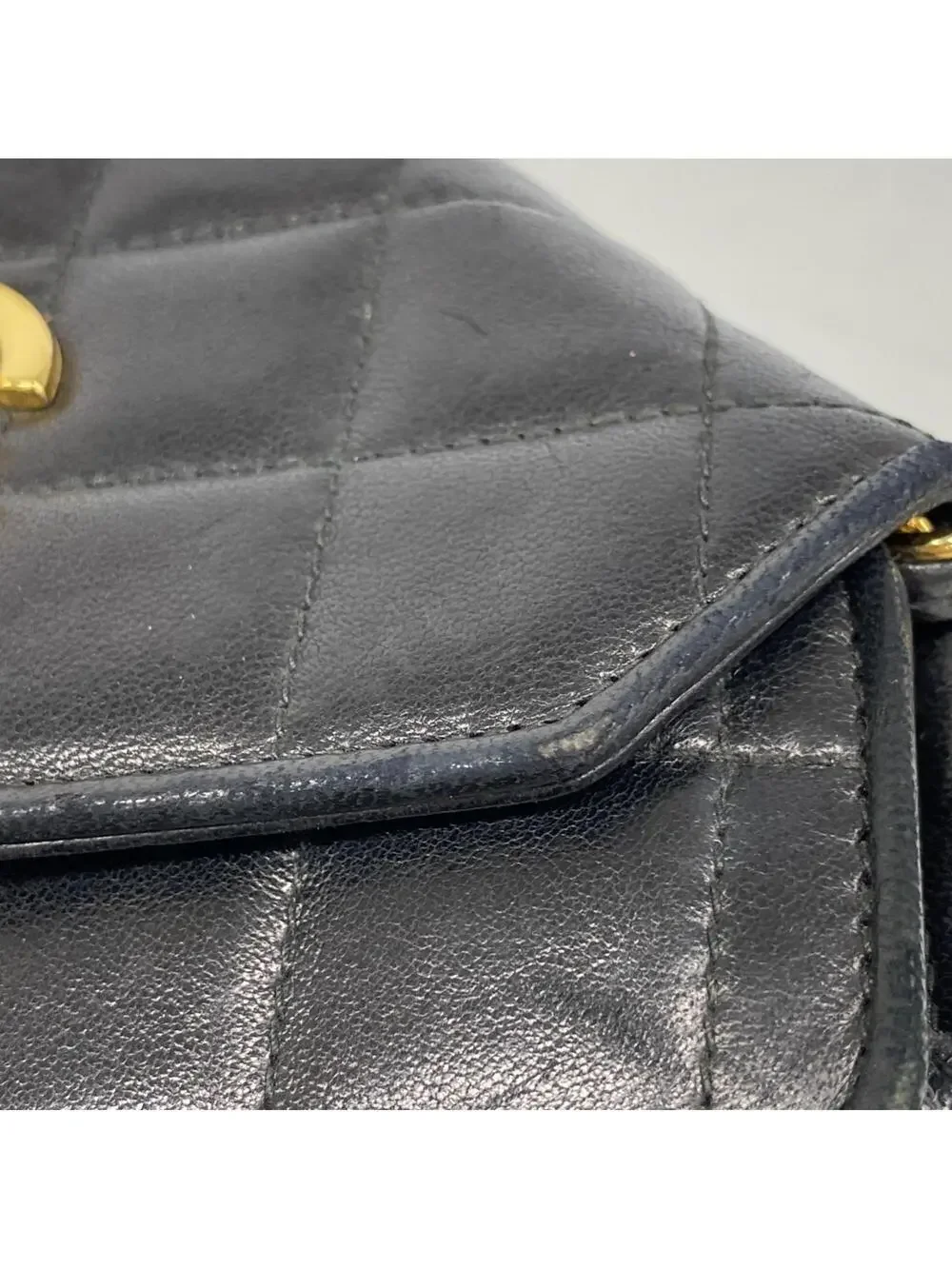 Chanel Vintage Octagon Cc Flap Bag #325565C23B
